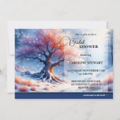 マジカルウィンターワンダーランドブライダルシャワー 招待状 (正面)