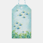 マジカルウォーターカラーマーメイド誕生日メッセージカード ギフトタグ (裏面)