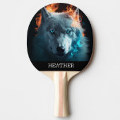 マジカルウルフファンタジーモノグラム 卓球ラケット (正面)