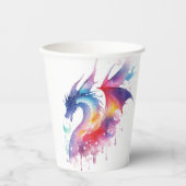 マジカルエンチャントドラゴン誕生日 紙コップ (正面)