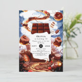 マジカルカスタムチョコ誕生日 招待状 (スタンド正面)