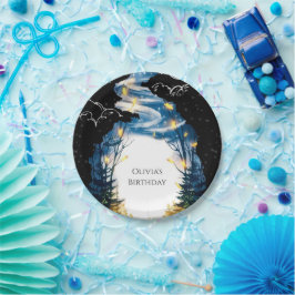 マジカルカスタム誕生日ウッドランド ペーパープレート