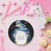 マジカルカスタム誕生日ウッドランド ペーパープレート (パーティー)