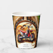 マジカルカラフルバイク誕生日 紙コップ (正面)