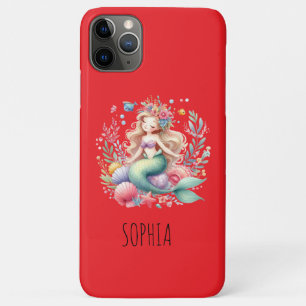 マジカルカラフルマーメイドネームバースデーギフト iPhone 11 PRO MAXケース