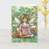 マジカルガーデンキュート妖精カードバイモリー・ハリソン カード (黄色い花)