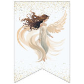 マジカルガーデンフェアリー誕生日バナー バンティングフラッグ (第1の旗)