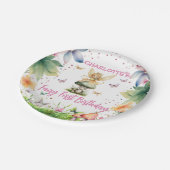 マジカルガーデンフェアリー1st誕生日 ペーパープレート (アングル)