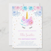 マジカルガールパーティーカード 招待状 (正面)