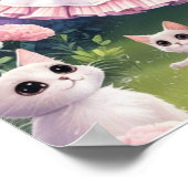 マジカルガール&スピリットキャットポスター – Stardustかわいい ポスター (角)