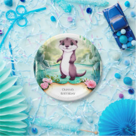 マジカルキッズオッター誕生日 ペーパープレート