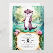 マジカルキッズオッター誕生日 招待状 (正面/裏面)