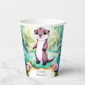 マジカルキッズオッター誕生日 紙コップ (正面)