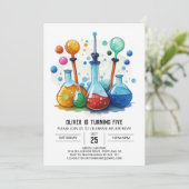 マジカルキッズギアサイエンティスト誕生日 招待状 (スタンド正面)