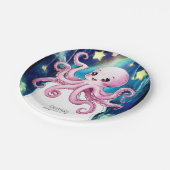 マジカルキッズタコ誕生日 ペーパープレート (アングル)