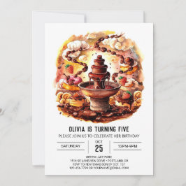 マジカルキッズチョコレート誕生日 招待状