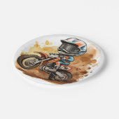 マジカルキッズバイク誕生日 ペーパープレート (アングル)