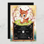 マジカルキッズファウン誕生日 招待状 (正面/裏面)