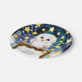 マジカルキッズフクロウ誕生日 ペーパープレート (アングル)