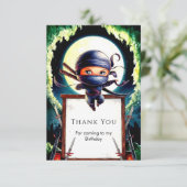マジカルキッズ忍者バースデー サンキューカード (スタンド正面)