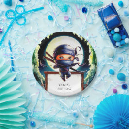 マジカルキッズ忍者誕生日 ペーパープレート