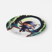 マジカルキッズ忍者誕生日 ペーパープレート (アングル)