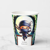 マジカルキッズ忍者誕生日 紙コップ (正面)