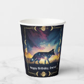 マジカルキツネ紙カップ 紙コップ (裏面)