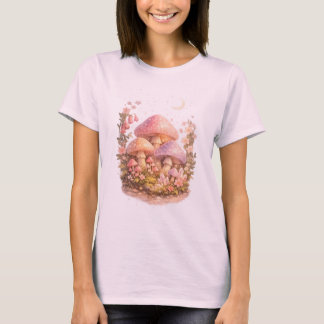マジカルキノコ パステルフェアリーカントリーコア Tシャツ