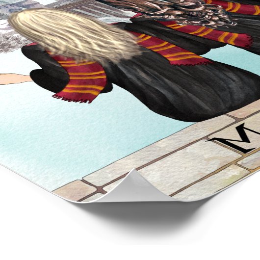 マジカルキャッスルウィザードポートレートウィザーズプリント ポスター (角)