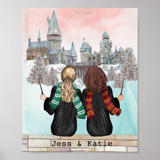 マジカルキャッスルウィザードポートレートウィザーズプリント ポスター (正面)