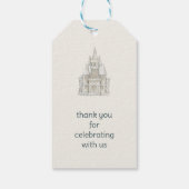 マジカルキャッスルキュートドラゴンズ子供の誕生日 ギフトタグ (裏面)