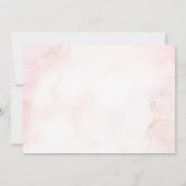 マジカルキャッスルユニコーンプリンセス誕生日写真 招待状 (裏面)