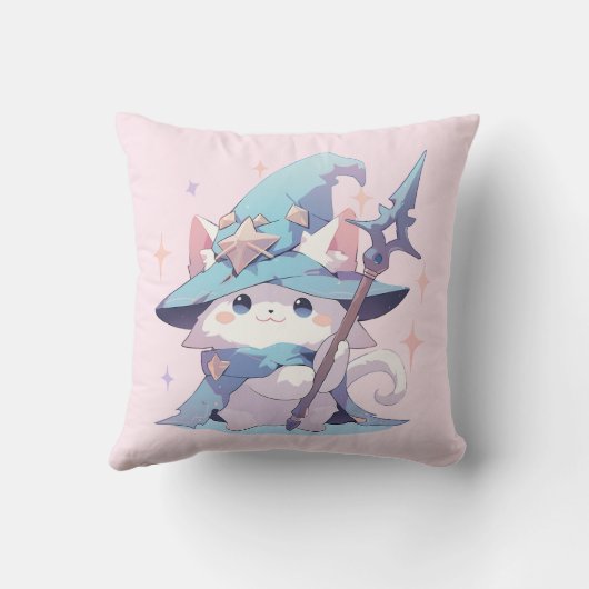 マジカルキャットマジシャン |アニ日本のメスタイル クッション (裏面)