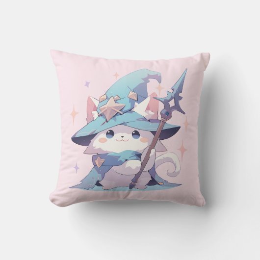 マジカルキャットマジシャン |アニ日本のメスタイル クッション (正面)