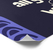 マジカルキリンフォークアート ポスター (角)