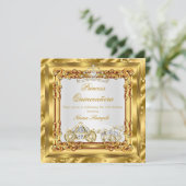 マジカルキンセアニェラ金ゴールドダイヤモンドホースキャリッジ 招待状 (スタンド正面)