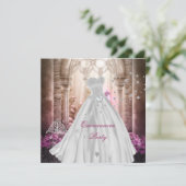 マジカルキンセアニェラ15thピンクプリンセスパーティー 招待状 (スタンド正面)