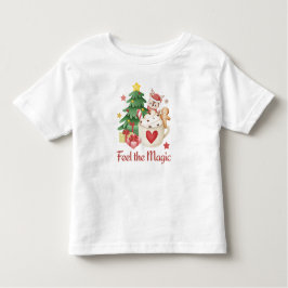 マジカルクリスマスを感じて トドラーTシャツ
