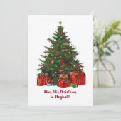 マジカルクリスマスツリーホリデーカード シーズンカード (スタンド正面)