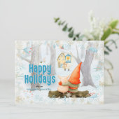 マジカルクリスマスフォレストトメット格言ピグレットスノー シーズンカード (スタンド正面)