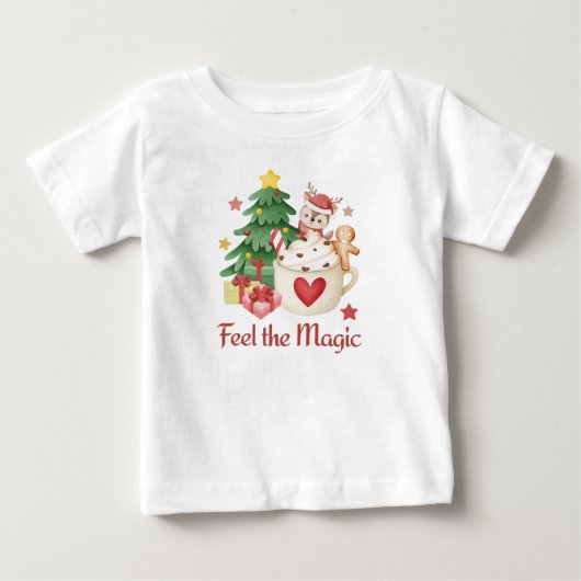 マジカルクリスマスベビーTシャツ ベビーTシャツ (正面)