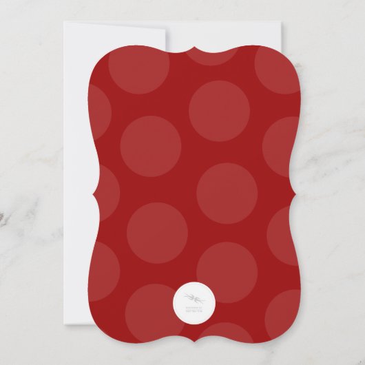 マジカルクリスマス小妖精や小人クラシックホリデーパーティー招待状 招待状 (裏面)