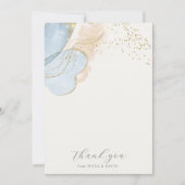 マジカルグリッターベビーシャワーサンキューカード サンキューカード (正面)