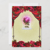 マジカルグローバライエロー金ゴールドクインセアニラ15th 招待状 (裏面)