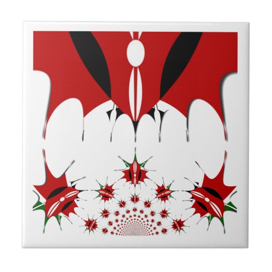 マジカルケニア:伝統の対称性の近代化🇰🇪 タイル (正面)