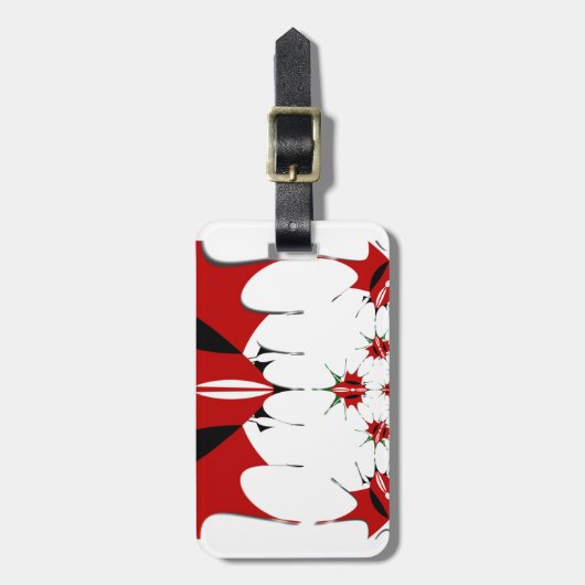 マジカルケニア:伝統の対称性の近代化🇰🇪 ラゲッジタグ (正面縦)