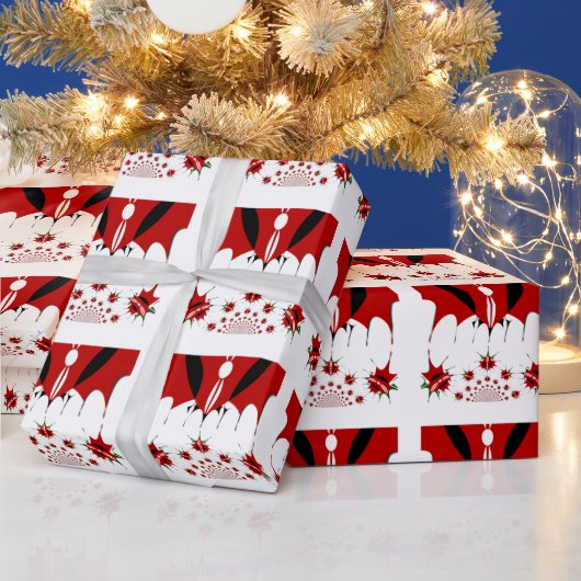 マジカルケニア:伝統の対称性の近代化🇰🇪 ラッピングペーパー (クリスマス)