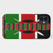🇰🇪 マジカルケニア: 団結と誇りのフレーム Case-Mate iPhoneケース (裏面(横))