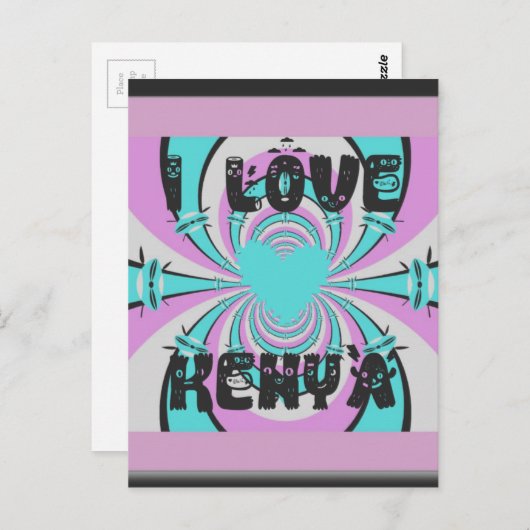 マジカルケニア:私はケニアが大好き ポストカード (正面/裏面)